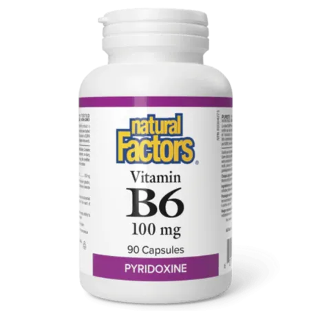 Vitamine B6 100 mg, 90 gélules | Safest & Easiest Shopping Vitamins Online | VITASHOP