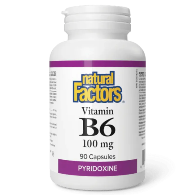 Vitamine B6 100 mg, 90 gélules | Safest & Easiest Shopping Vitamins Online | VITASHOP