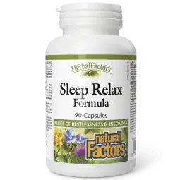 Natural Factors HerbalFactors Sleep Relax Formula, 90 Capsules | 每天不同折扣, 全网最低价格 | 种类齐全的保健品店铺 VITASHOP, 只有你想不到, 没有你买不到 !