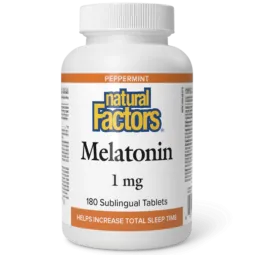 Natural Factors Melatonin 1 mg Peppermint, 180 Sublingual Tablets | 每天不同折扣, 全网最低价格 | 种类齐全的保健品店铺 VITASHOP, 只有你想不到, 没有你买不到 !