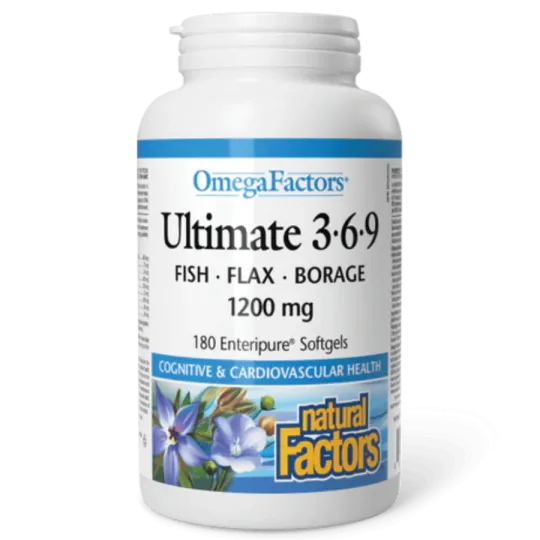 OmegaFactors Ultimate 3-6-9, 180 Softgels | Safest & Easiest Shopping Vitamins Online | VITASHOP