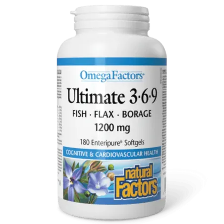 OmegaFactors Ultimate 3-6-9, 180 Softgels | Safest & Easiest Shopping Vitamins Online | VITASHOP