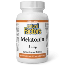 Mélatonine 1 mg de menthe poivrée | Safest & Easiest Shopping Vitamins Online | VITASHOP