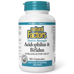 Acidophilus & Bifidus Double Force 10 Milliards de Cellules Actives | Safest & Easiest Shopping Vitamins Online | VITASHOP