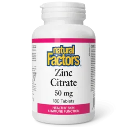 Natural Factors 내추럴 팩터스 구연산아연 50mg, 180정 | 매일 업데이트되는 특가 상품 | VITASHOP