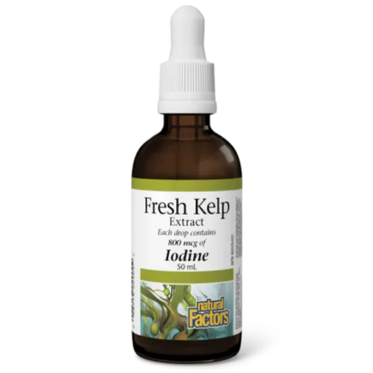 Natural Factors 내추럴 팩터스 신선한 다시마 추출물 800mcg, 50mL 액체 | 매일 업데이트되는 특가 상품 | VITASHOP