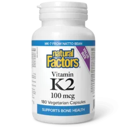 Natural Factors Vitamin K2 100 mcg, 180 Vegetarian Capsules | 每天不同折扣, 全网最低价格 | 种类齐全的保健品店铺 VITASHOP, 只有你想不到, 没有你买不到 !