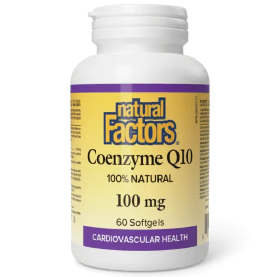 Coenzyme Q10 100% Natural 100 mg, 60 Softgels | Safest & Easiest Shopping Vitamins Online | VITASHOP