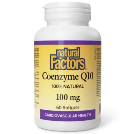 Coenzyme Q10 100% Natural 100 mg, 60 Softgels | Safest & Easiest Shopping Vitamins Online | VITASHOP