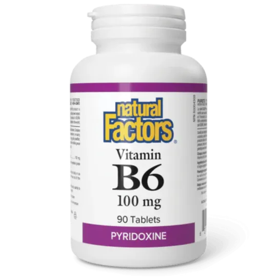 Vitamine B6 100 mg, 90 comprimés | Safest & Easiest Shopping Vitamins Online | VITASHOP