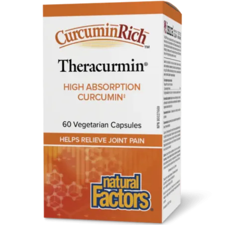 Natural Factors CurcuminRich Theracurmin, 60 Vegetarian Capsules | Unbeatable Prices, Daily Deals | VITASHOP