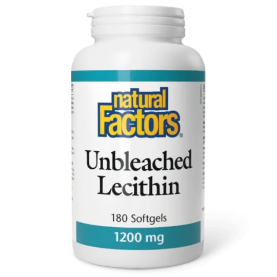 Unbleached Lecithin 1200 mg, 180 Softgels | Safest & Easiest Shopping Vitamins Online | VITASHOP