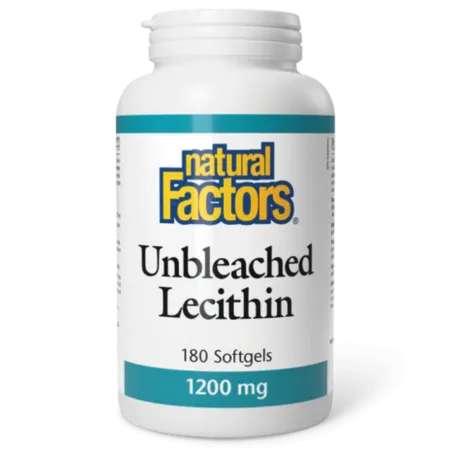 Unbleached Lecithin 1200 mg, 180 Softgels | Safest & Easiest Shopping Vitamins Online | VITASHOP