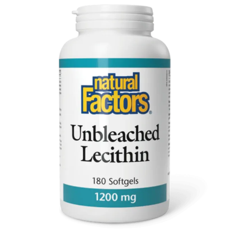 Unbleached Lecithin 1200 mg, 180 Softgels | Safest & Easiest Shopping Vitamins Online | VITASHOP