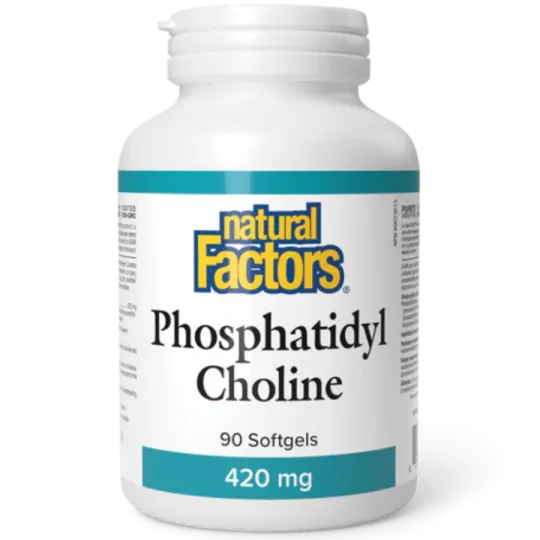 Natural Factors Phosphatidyl Choline 420 mg, 90 Softgels | 每天不同折扣, 全网最低价格 | 种类齐全的保健品店铺 VITASHOP, 只有你想不到, 没有你买不到 !