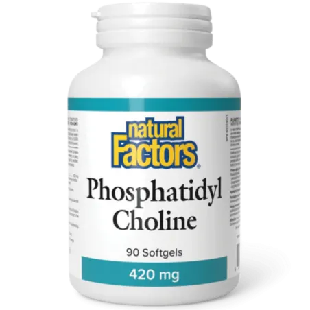 Natural Factors Phosphatidyl Choline 420 mg, 90 Softgels | Unbeatable Prices, Daily Deals | VITASHOP