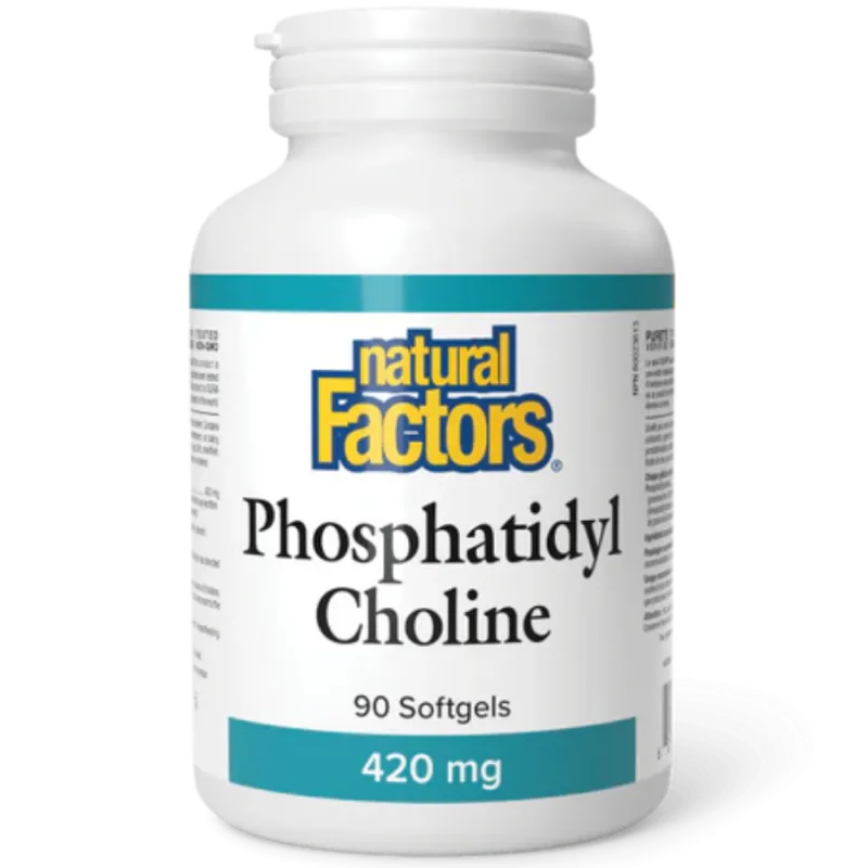 Natural Factors Phosphatidyl Choline 420 mg, 90 Softgels | Unbeatable Prices, Daily Deals | VITASHOP
