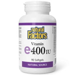 Natural Factors 내추럴 팩터스 비타민 E 400 IU 천연 소스, 90 소프트젤 | 매일 업데이트되는 특가 상품 | VITASHOP