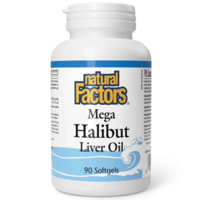 Natural Factors 내추럴 팩터스 메가 넙치 간유, 90 소프트젤 | 매일 업데이트되는 특가 상품 | VITASHOP