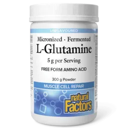 Natural Factors Micronized L-Glutamine, 300 g | Unbeatable Prices, Daily Deals | VITASHOP