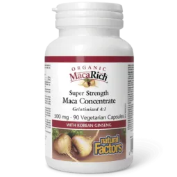 MacaRich Super Strength Bio Concentré de Maca 500 mg, 90 Capsules Végétariennes | Safest & Easiest Shopping Vitamins Online | VI