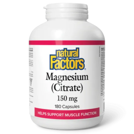 Magnesium Citrate 150 mg, 180 Capsules | Safest & Easiest Shopping Vitamins Online | VITASHOP