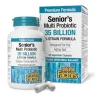Natural Factors Senior's Multi Probiotic 35 Billion Live Probiotic Cultures, 30 Vegetarian Capsules | Unbeatable Prices, Daily D