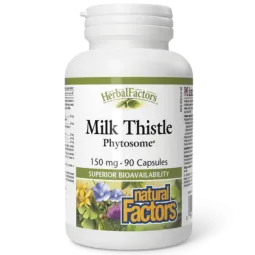 HerbalFactors Phytosome de chardon-Marie 150 mg, 90 Capsules | Safest & Easiest Shopping Vitamins Online | VITASHOP