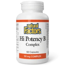 Natural Factors Hi Potency B Complex 50 mg, 180 Capsules | 每天不同折扣, 全网最低价格 | 种类齐全的保健品店铺 VITASHOP, 只有你想不到, 没有你买不到 !