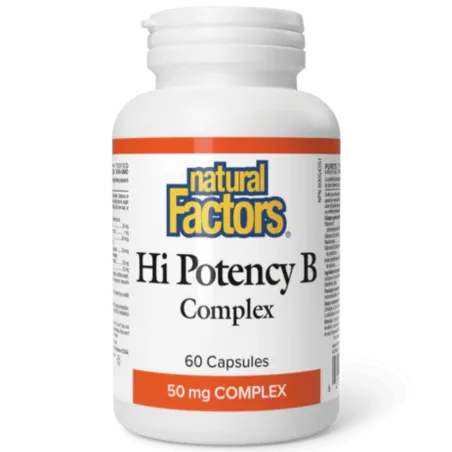 Natural Factors Hi Potency B Complex 50 mg, 180 Capsules | 每天不同折扣, 全网最低价格 | 种类齐全的保健品店铺 VITASHOP, 只有你想不到, 没有你买不到 !