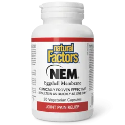 Natural Factors 내추럴 팩터스 NEM 천연 난각막 500 mg, 30 캡슐 | 매일 업데이트되는 특가 상품 | VITASHOP