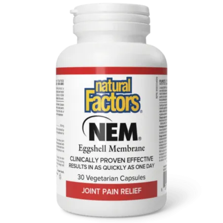Natural Factors 내추럴 팩터스 NEM 천연 난각막 500 mg, 30 캡슐 | 매일 업데이트되는 특가 상품 | VITASHOP