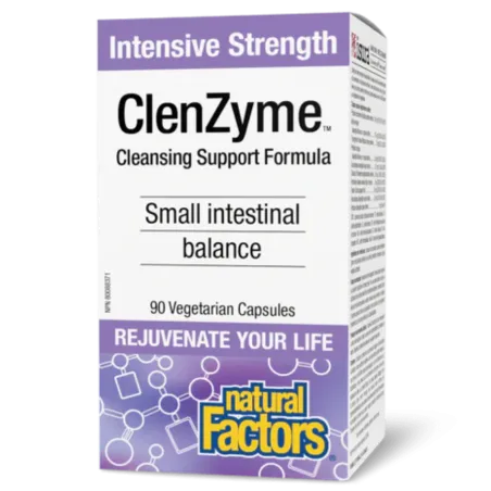 Natural Factors ClenZyme Intensive Strength, 90 Vegetarian Capsules | Unbeatable Prices, Daily Deals | VITASHOP