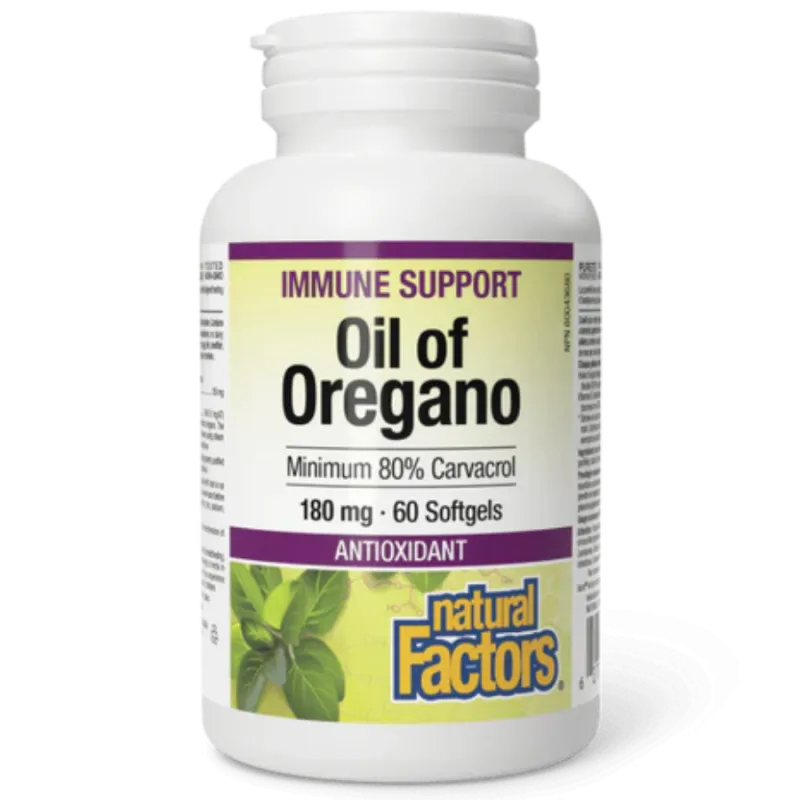 Oil of Oregano 180 mg, 60 Softgels | Safest & Easiest Shopping Vitamins Online | VITASHOP