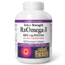 Natural Factors 내추럴 팩터스 RxOmega-3 - 엑스트라 스트렝스 600 mg, 120 Enteripure 소프트젤 | 매일 업데이트되는 특가 상품 | VITASHOP