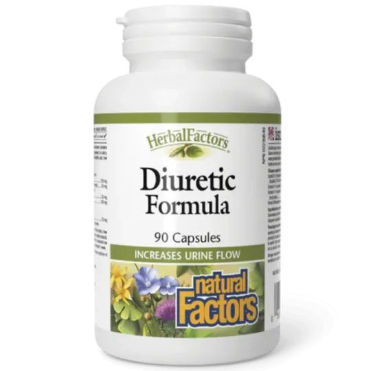 Natural Factors 내추럴 팩터스 HerbalFactors 이뇨 포뮬러, 90 캡슐 | 매일 업데이트되는 특가 상품 | VITASHOP