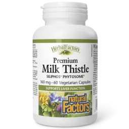 Natural Factors HerbalFactors Premium Milk Thistle, 60 Vegetarian Capsules | 每天不同折扣, 全网最低价格 | 种类齐全的保健品店铺 VITASHOP, 只有你想不到, 没有你买不