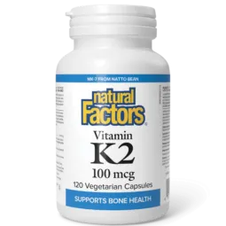 Natural Factors 내추럴 팩터스 비타민 K2 100mcg, 식물성 캡슐 120정 | 매일 업데이트되는 특가 상품 | VITASHOP
