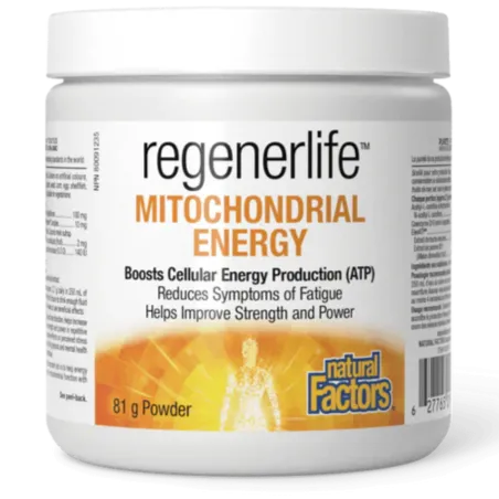 RegenerLife augmente l’énergie mitochondriale, 81 g | Safest & Easiest Shopping Vitamins Online | VITASHOP