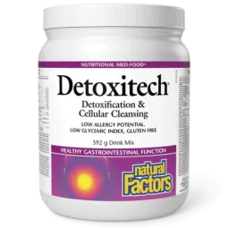 Natural Factors Detoxitech Detoxification & Cellular Cleansing, 592 g | Unbeatable Prices, Daily Deals | VITASHOP