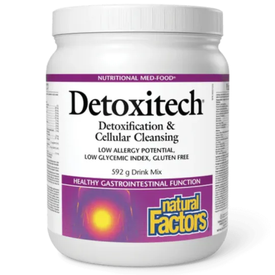 Natural Factors Detoxitech Detoxification & Cellular Cleansing, 592 g | Unbeatable Prices, Daily Deals | VITASHOP