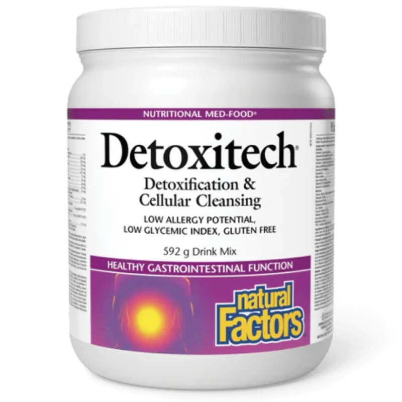 Natural Factors Detoxitech Detoxification & Cellular Cleansing, 592 g | Unbeatable Prices, Daily Deals | VITASHOP