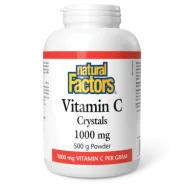 Natural Factors Vitamin C Crystals 1000 mg, 500 g | 每天不同折扣, 全网最低价格 | 种类齐全的保健品店铺 VITASHOP, 只有你想不到, 没有你买不到 !