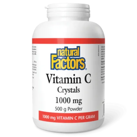Natural Factors 내추럴 팩터스 비타민 C 크리스탈 1000mg, 500g | 매일 업데이트되는 특가 상품 | VITASHOP