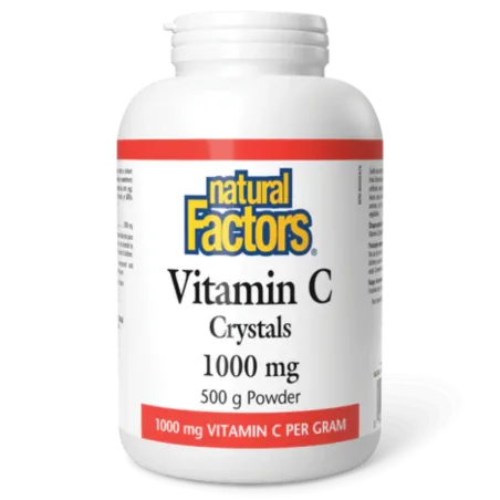 Natural Factors 내추럴 팩터스 비타민 C 크리스탈 1000mg, 500g | 매일 업데이트되는 특가 상품 | VITASHOP