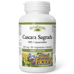 Natural Factors 내추럴 팩터스 HerbalFactors Cascara Sagrada 250mg, 식물성 캡슐 90정 | 매일 업데이트되는 특가 상품 | VITASHOP