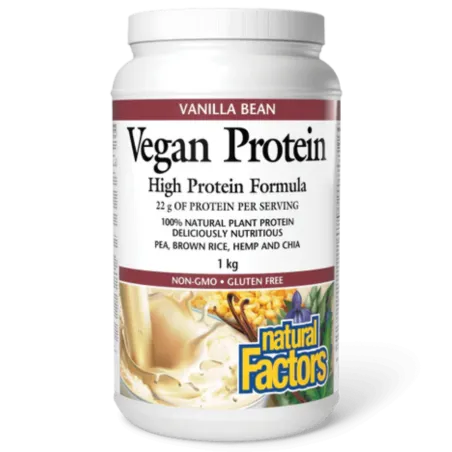 Formule végétalienne protéinée à haute teneur en protéines, 1 kg | Safest & Easiest Shopping Vitamins Online | VITASHOP