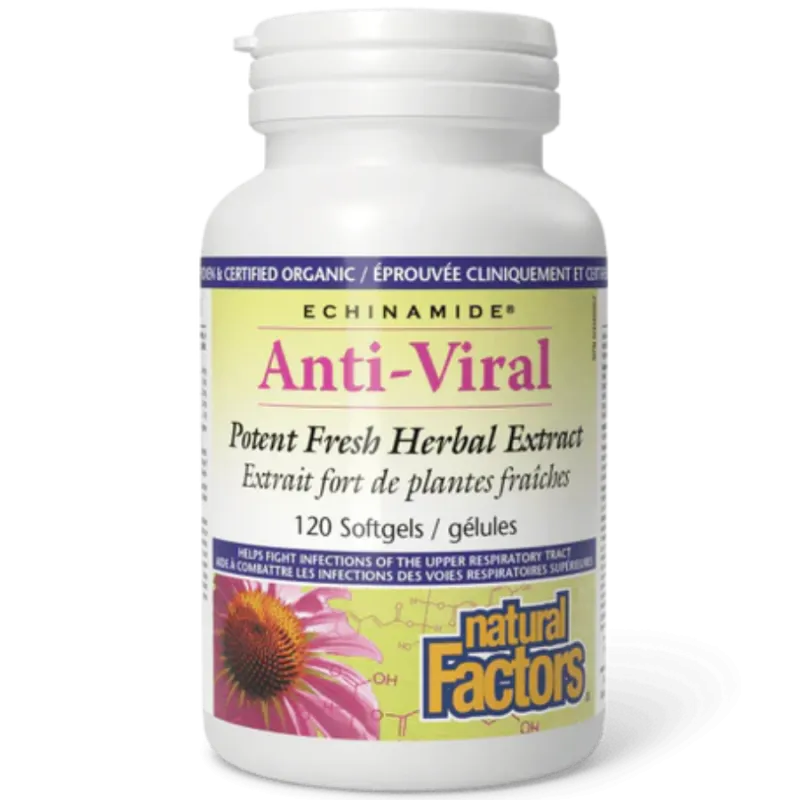 ECHINAMIDE Anti-Viral Potent Fresh Herbal Extract, 120 Softgels | Safest & Easiest Shopping Vitamins Online | VITASHOP