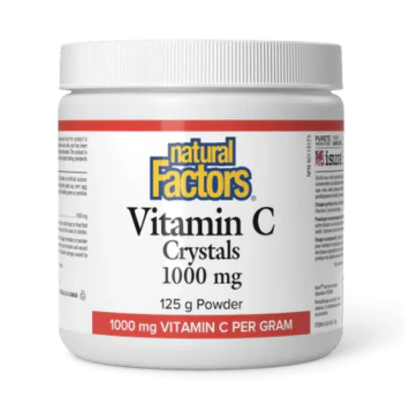 Natural Factors 내추럴 팩터스 비타민 C 크리스탈 1000mg, 125g | 매일 업데이트되는 특가 상품 | VITASHOP