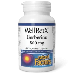 Natural Factors WellBetX Berberine 500 mg, 60 Gélules Végétales | Prix imbattables, offres quotidiennes | VITASHOP